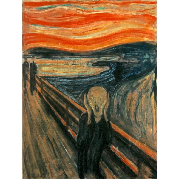 Репродукция на картина на Едвард Мунк - , 45 x 60 cm The Scream - Fedkolor