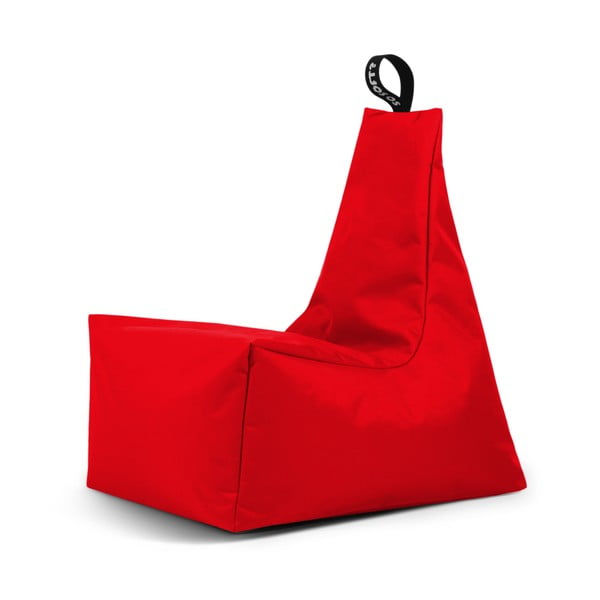 Червен  пуф Icy L – So Soft?