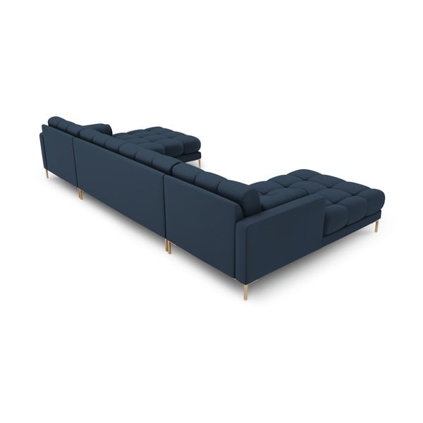 Син ъглов диван ("U" форма) Bali – Cosmopolitan Design-image-4