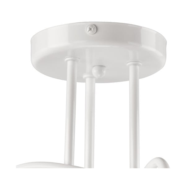 Бяло осветително тяло за таван без абажури 36x36 cm Camilla – LAMKUR-image-4