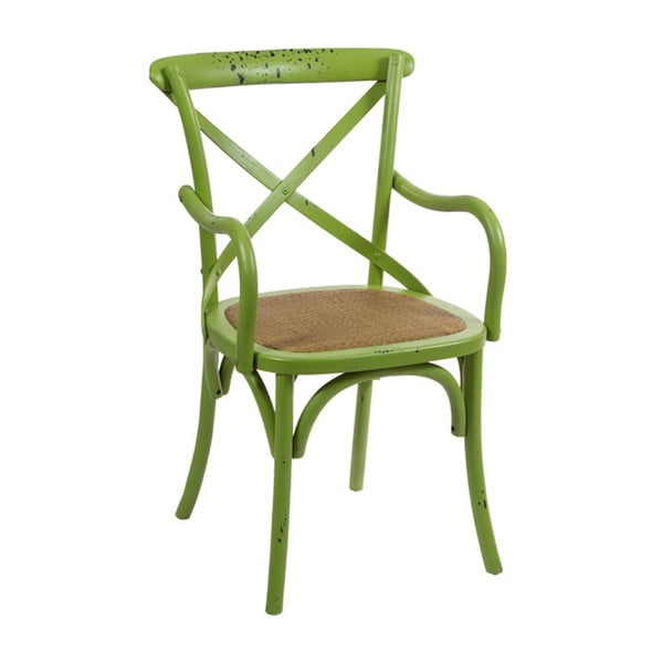 Zelená dřevěná židle Santiago Pons Monolo