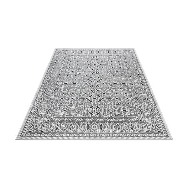 Черно-бежов килим на открито , 70 x 140 cm Cuadrado - NORTHRUGS-image-4