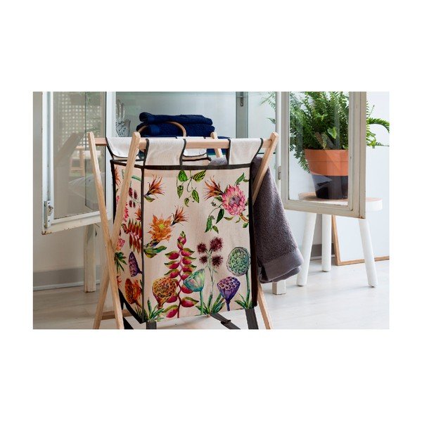 Кошница за съхранение с конструкция от борова дървесина , 50 л Flores Salvajes - Madre Selva-image-1