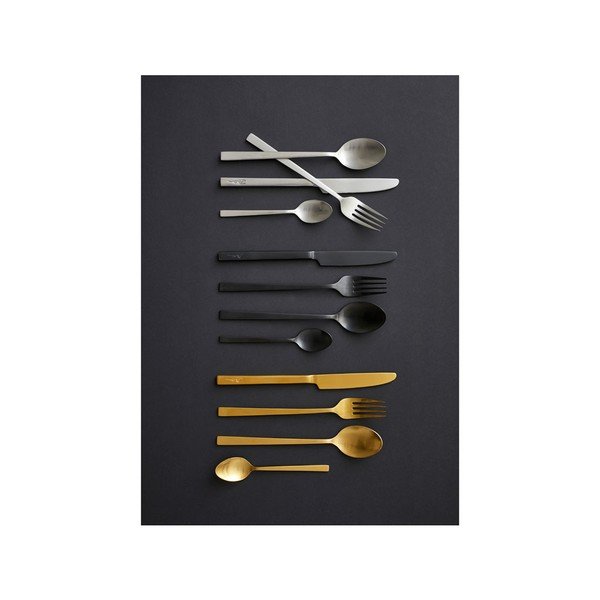 Черни прибори за хранене от неръждаема стомана 16 бр. Bestik - Bitz-image-2