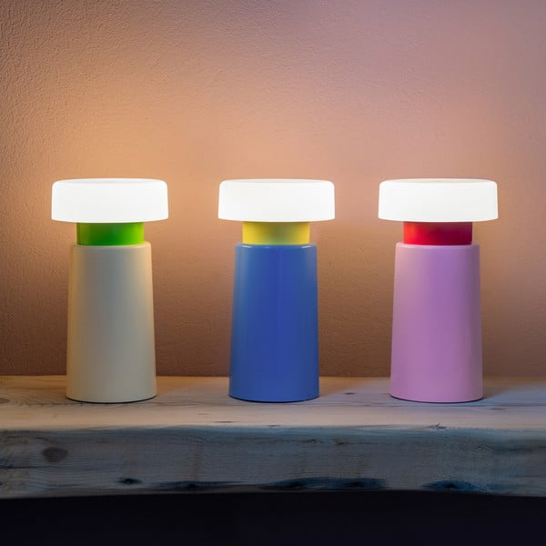 Розова LED затъмняваща се настолна лампа (височина 17,5 cm) Victoria – Remember-image-4