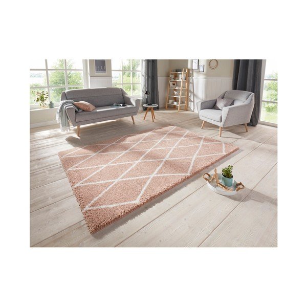 Розов килим Abbeville, 160 x 230 cm Passion - Elle Decoration-image-1