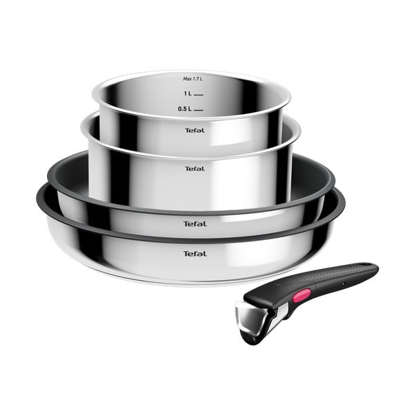 Алуминиев комплект съдове 5 бр. INGENIO Cook Eat L881S504 – Tefal