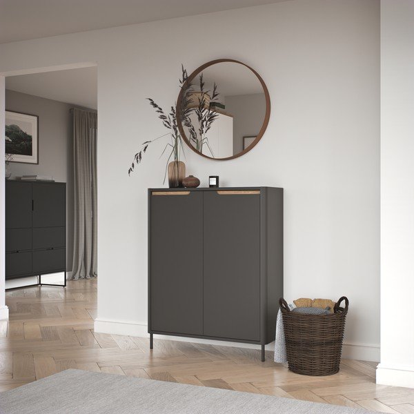 Антрацитно сива етажерка за обувки , 88 x 110 cm Switch - Tenzo-image-1