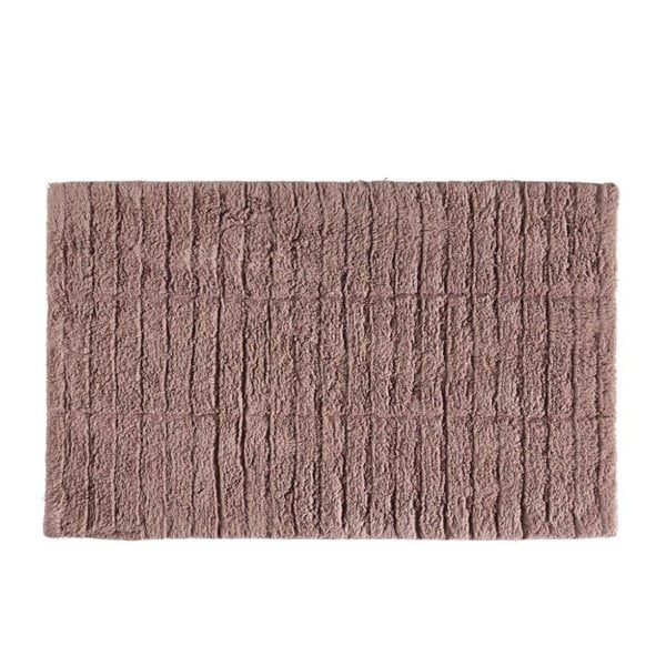 Розова постелка за баня 80x50 cm Tiles - Zone