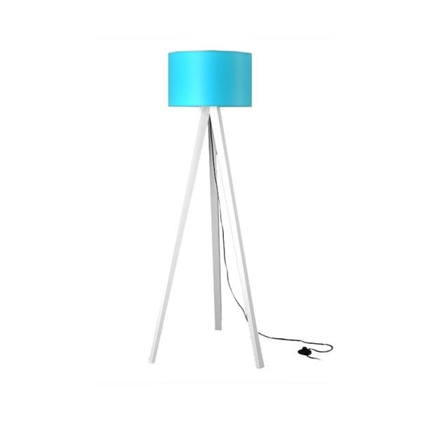 Stojací lampa Tripod Blue/White