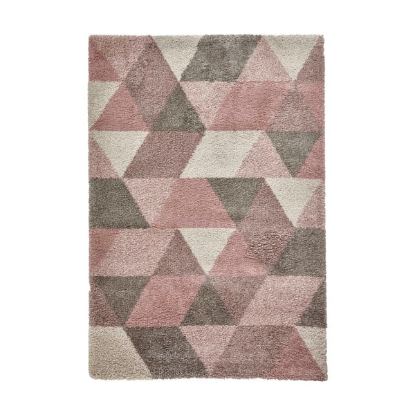 Крем и розов килим Royal Nomadic, 120 x 170 cm - Think Rugs