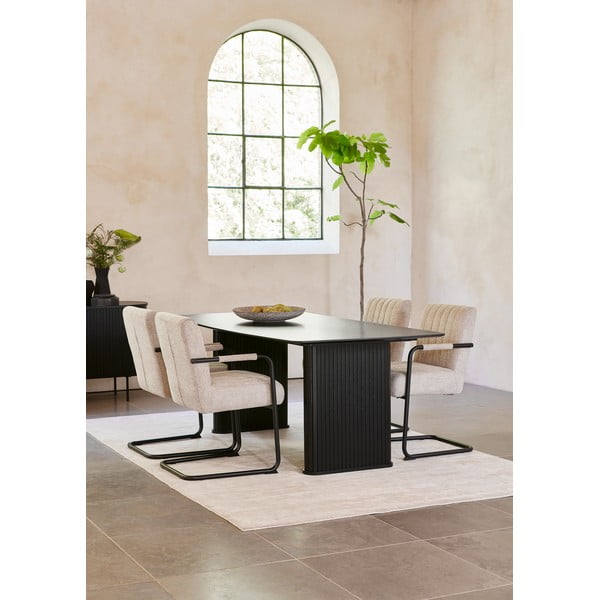 Бежов трапезен стол Trout – Unique Furniture-image-2