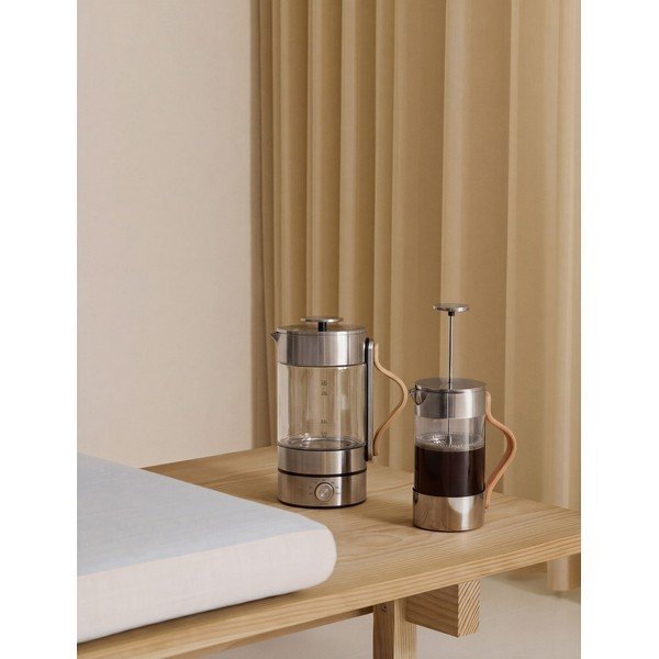Стъклена електрическа кана в сребрист цвят 1,2 l Emma – Stelton-image-3