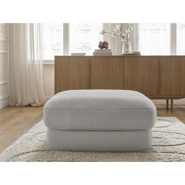 Светлосива табуретка  от букле Leonore – Bobochic Paris-image-4