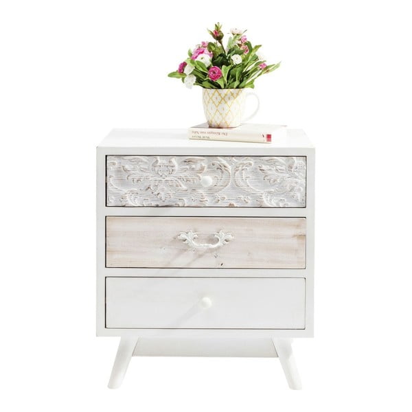 Bílá komoda se 3 zásuvkami Kare Design Sweet Home-image-2