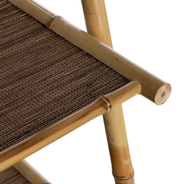 Бамбуков стелаж в естествен цвят 48x152x50 cm Manali – Ixia-image-4