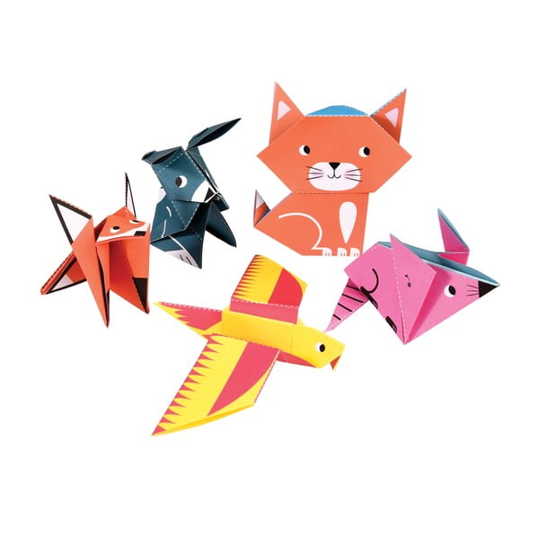 Хартиени пъзели Animals Origami – Rex London