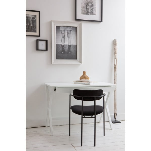 Черен кадифен стол за хранене Ivy - WOOOD-image-2