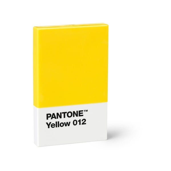 Жълт калъф за визитни картички - Pantone