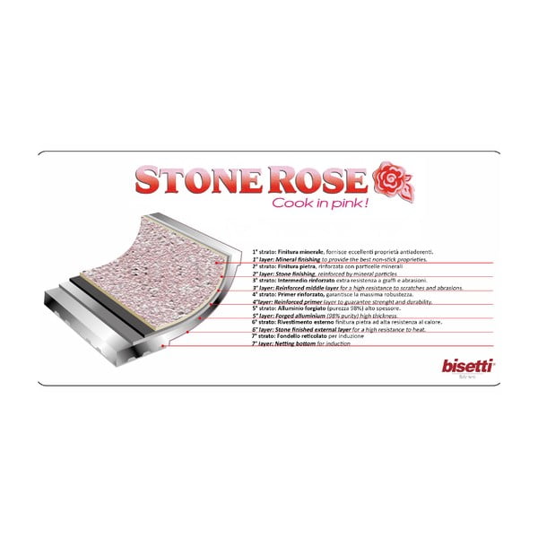 Саксия с капак Stonerose Rose Giuseppe, ø 24 cm - Bisetti-image-2