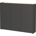 Антрацитно шкафче от декор от дъб  138x105x25 cm Libbiano – Germania