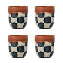 Глинени чаши в комплект от 4 бр. 375 ml Check – Bloomingville