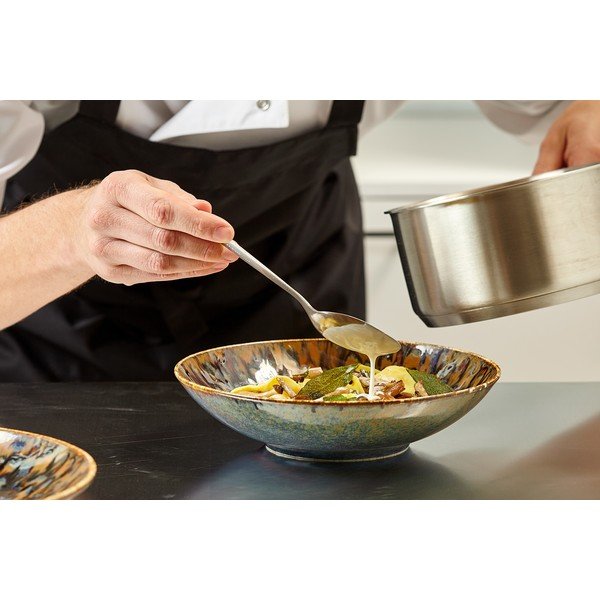 Кафява супена порцеланова чиния ø 21 cm Resto – BonBistro-image-1