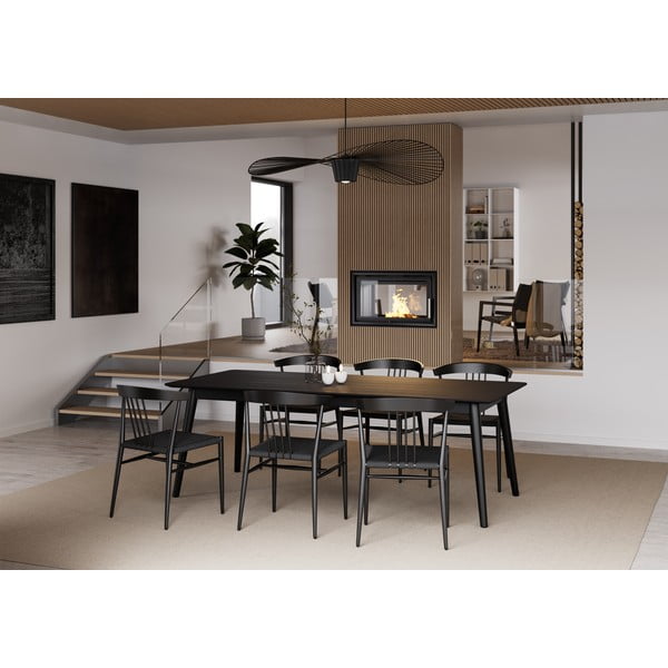 Черен трапезен стол Sava - DAN-FORM Denmark-image-1