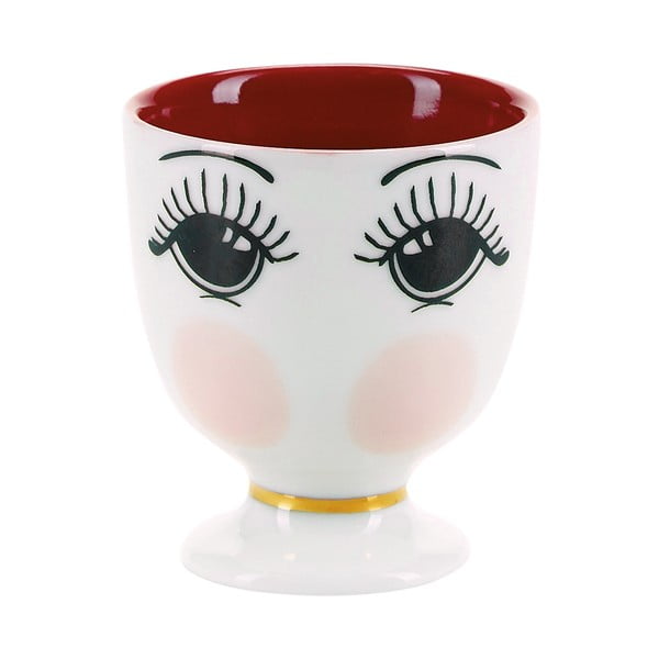 Керамична чаша за яйца с вътрешна глазура в цвят бордо Fairytale - Miss Étoile