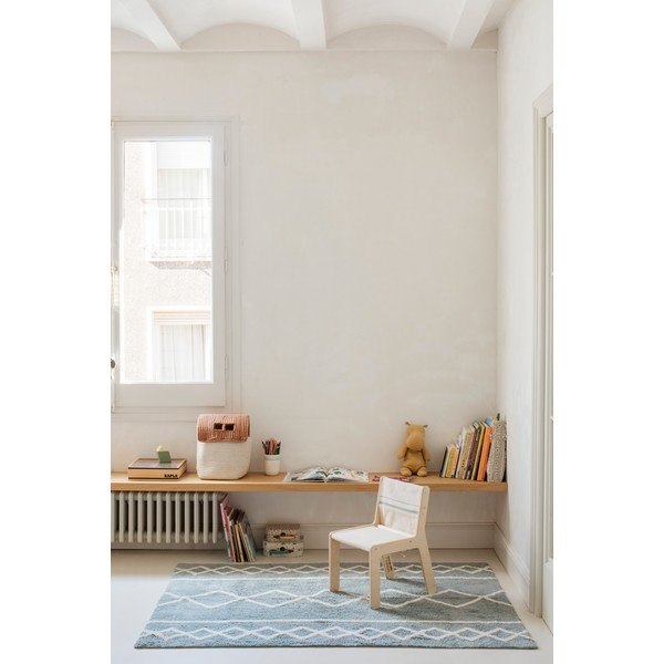 Детски стол в бежов и естествен цвят Vintage Blue – Lorena Canals-image-4