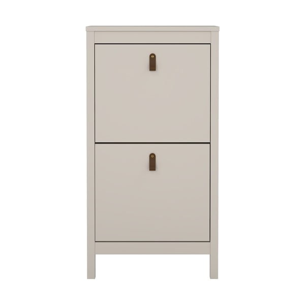 Сиво-бежова накланяща се стойка за обувки Madrid – Tvilum