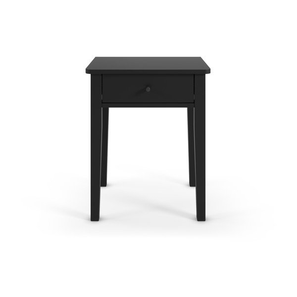 Черно матово нощно шкафче Bart – Marckeric-image-4