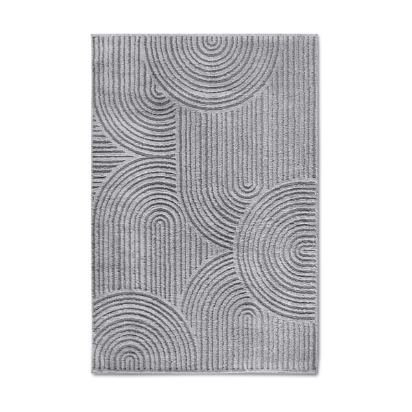 Сив килим 80x120 cm Chappe Light Grey – Elle Decoration