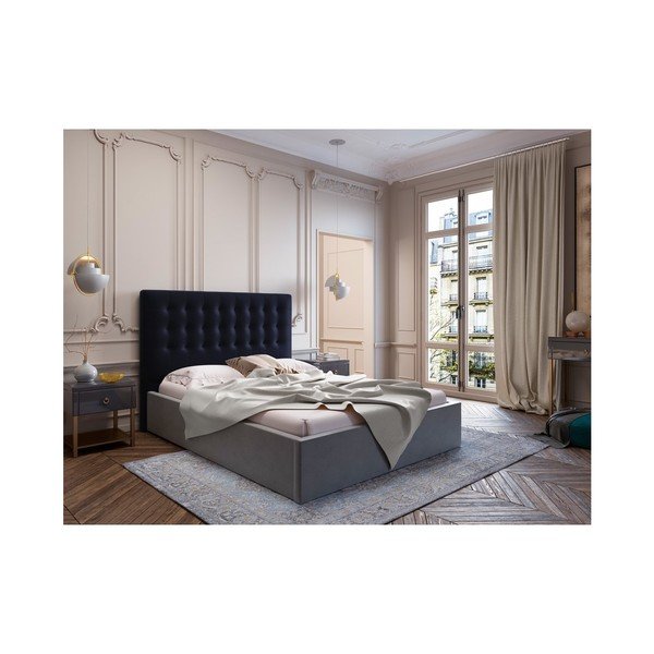 Тъмносиня табла с кадифено покритие Дивани Windsor & Co Athena, 160 x 120 cm - Cosmopolitan Design-image-3