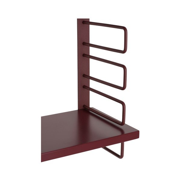 Червен  на няколко нива метален стенен рафт 54 cm Iseo – Ellos Home-image-3