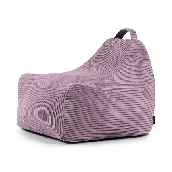 Лилав детски пуф от рипсено кадифе Game Amuse – SLOWDOWN