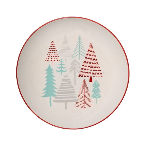 Бяла керамична чиния , ⌀ 25 cm Lucia - Bloomingville