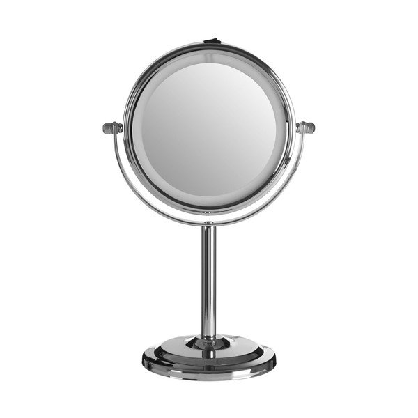 Козметично огледало със светлина/увеличително (увеличение 2x) ø 15 cm Cassini – Premier Housewares-image-3