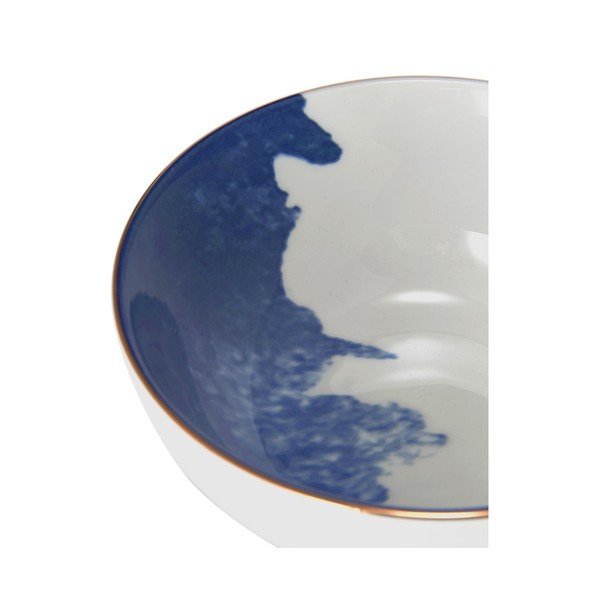 Комплект от 2 сини и бели порцеланови купи, ø 15 см Rosie - Westwing Collection-image-2