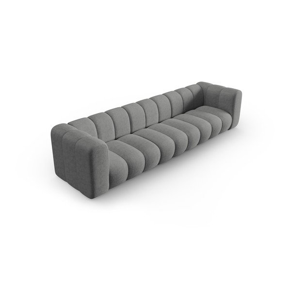 Сив диван 318 см Lupine - Micadoni Home-image-3