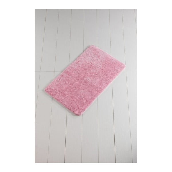 Розова постелка за баня Lenso Lungo, 100 x 60 cm - Foutastic