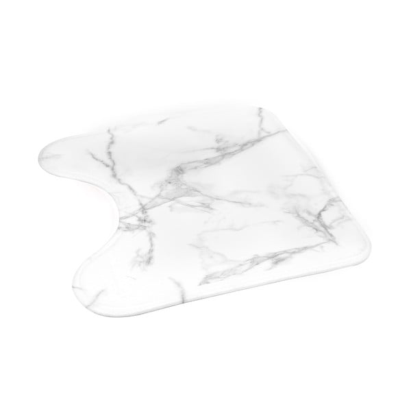 Бяло-сив килим за баня WC 45x45 cm Marbre – douceur d'intérieur-image-3