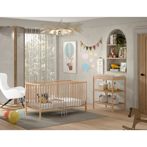 Комплект детски мебели от масивен бук 2 бр. Dino – Vipack-image-1