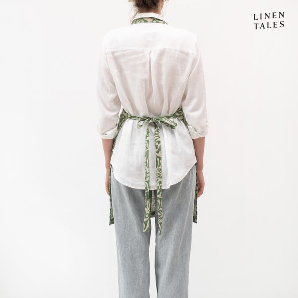 Ленена престилка Evergreen Damask – Linen Tales-image-1