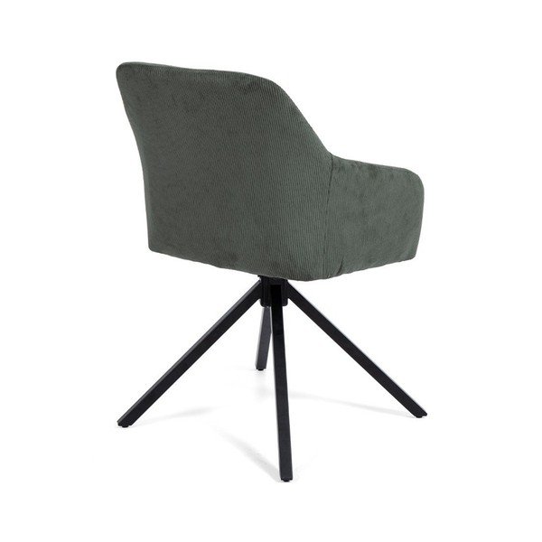 Зелен тапициран трапезен стол Lunio – Bonami Essentials-image-4