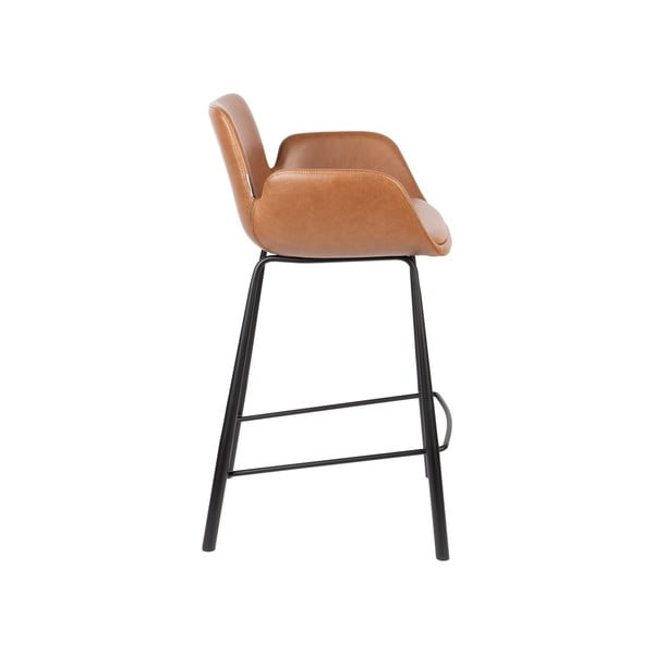 Кафяви бар столове в цвят коняк в комплект от 2 броя 91,5 cm Brit - Zuiver-image-3