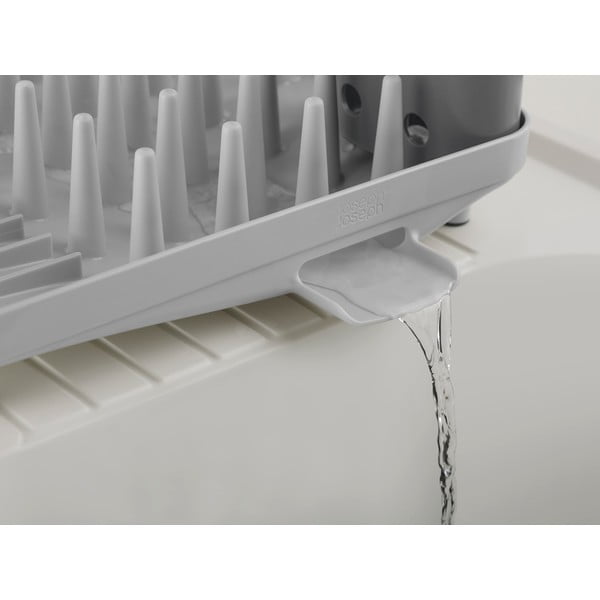 Светлосива пластмасова тавичка за оттичане 33,5x31,5 cm Duo – Joseph Joseph-image-1