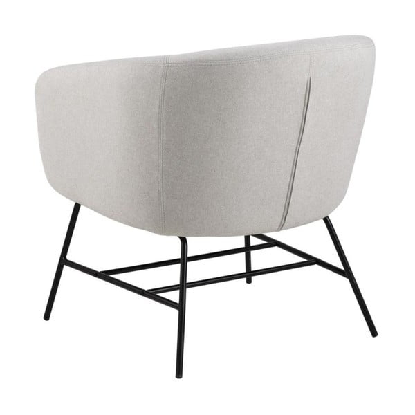 Светлосиво кресло Ramsey - Actona-image-3