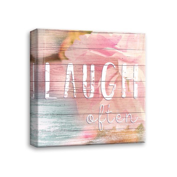 Картина върху платно Dreams Laugh, 32 x 32 cm Laught - Styler-image-2