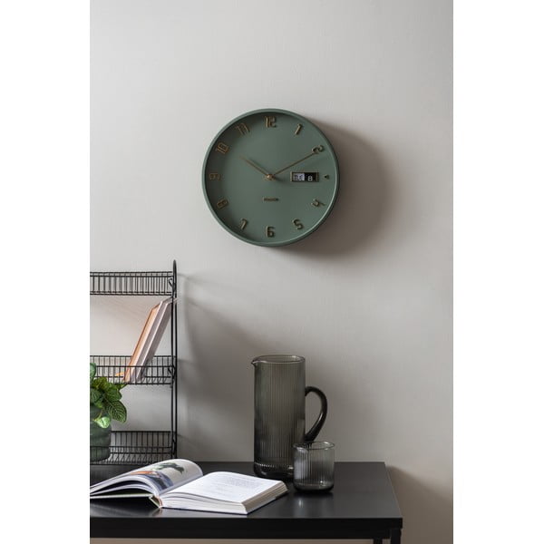 Стенен часовник ø 30 cm Data Flip - Karlsson-image-1